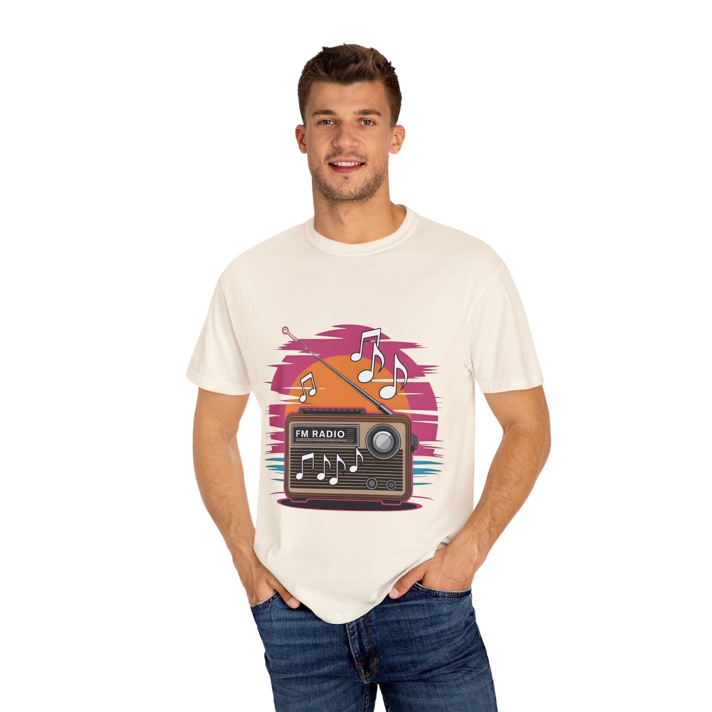 🎶 Retro Radio Vibes T-Shirt – Vintage-Inspired Music Tee for Summer Style & Good Times