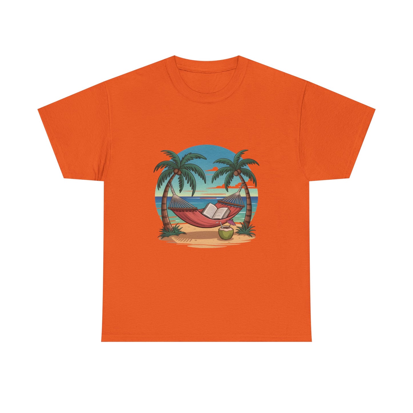 🌴 Tropical Hammock Unisex T-Shirt – Relaxed Fit Beach Tee for Travel, Summer & Everyday Vibes 🌞