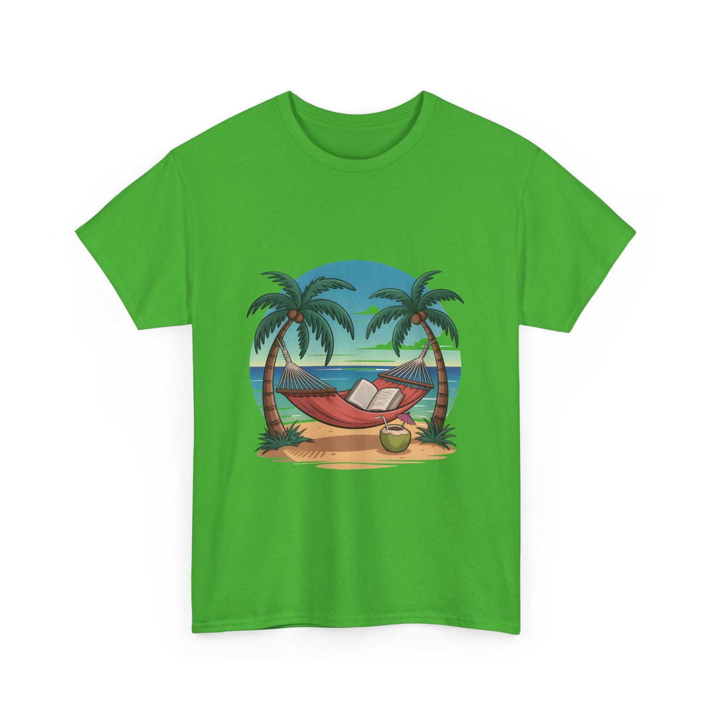🌴 Tropical Hammock Unisex T-Shirt – Relaxed Fit Beach Tee for Travel, Summer & Everyday Vibes 🌞