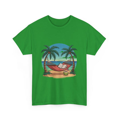 🌴 Tropical Hammock Unisex T-Shirt – Relaxed Fit Beach Tee for Travel, Summer & Everyday Vibes 🌞