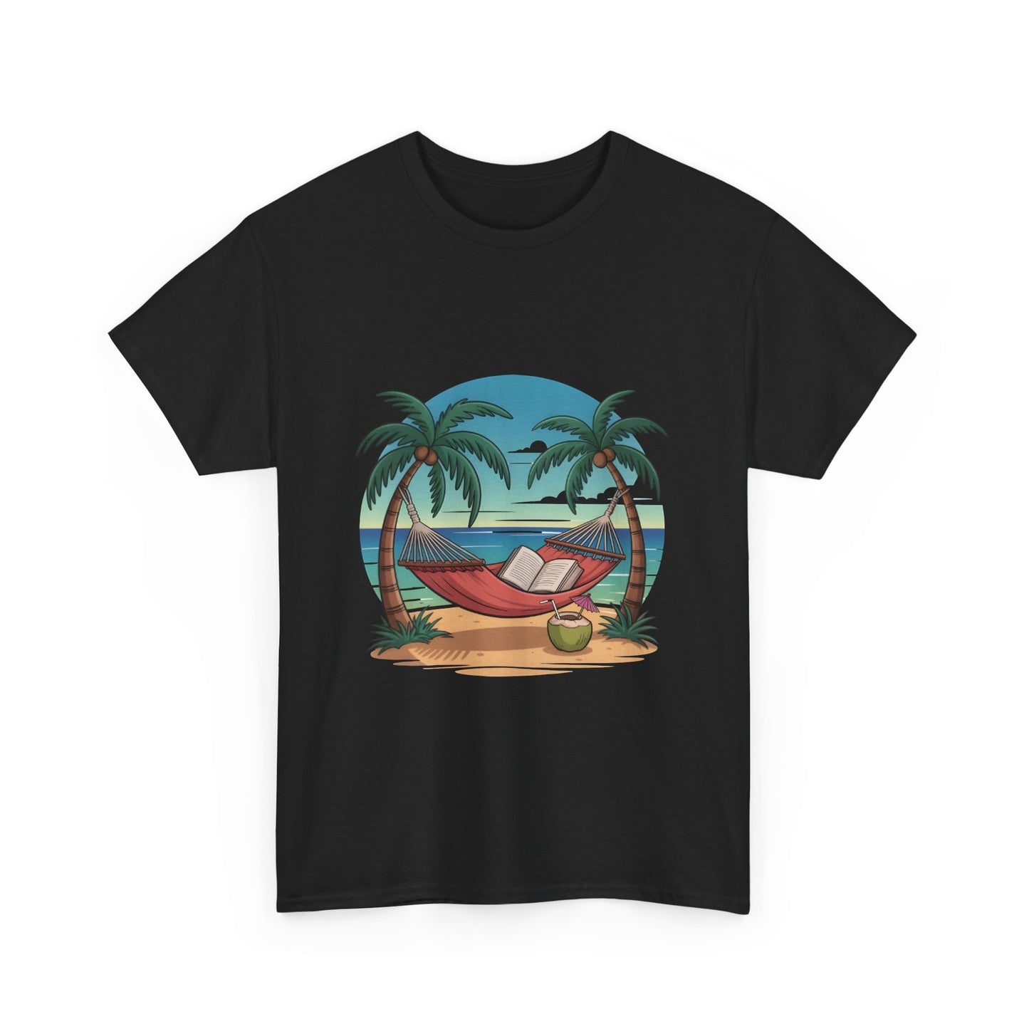 🌴 Tropical Hammock Unisex T-Shirt – Relaxed Fit Beach Tee for Travel, Summer & Everyday Vibes 🌞