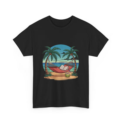 🌴 Tropical Hammock Unisex T-Shirt – Relaxed Fit Beach Tee for Travel, Summer & Everyday Vibes 🌞