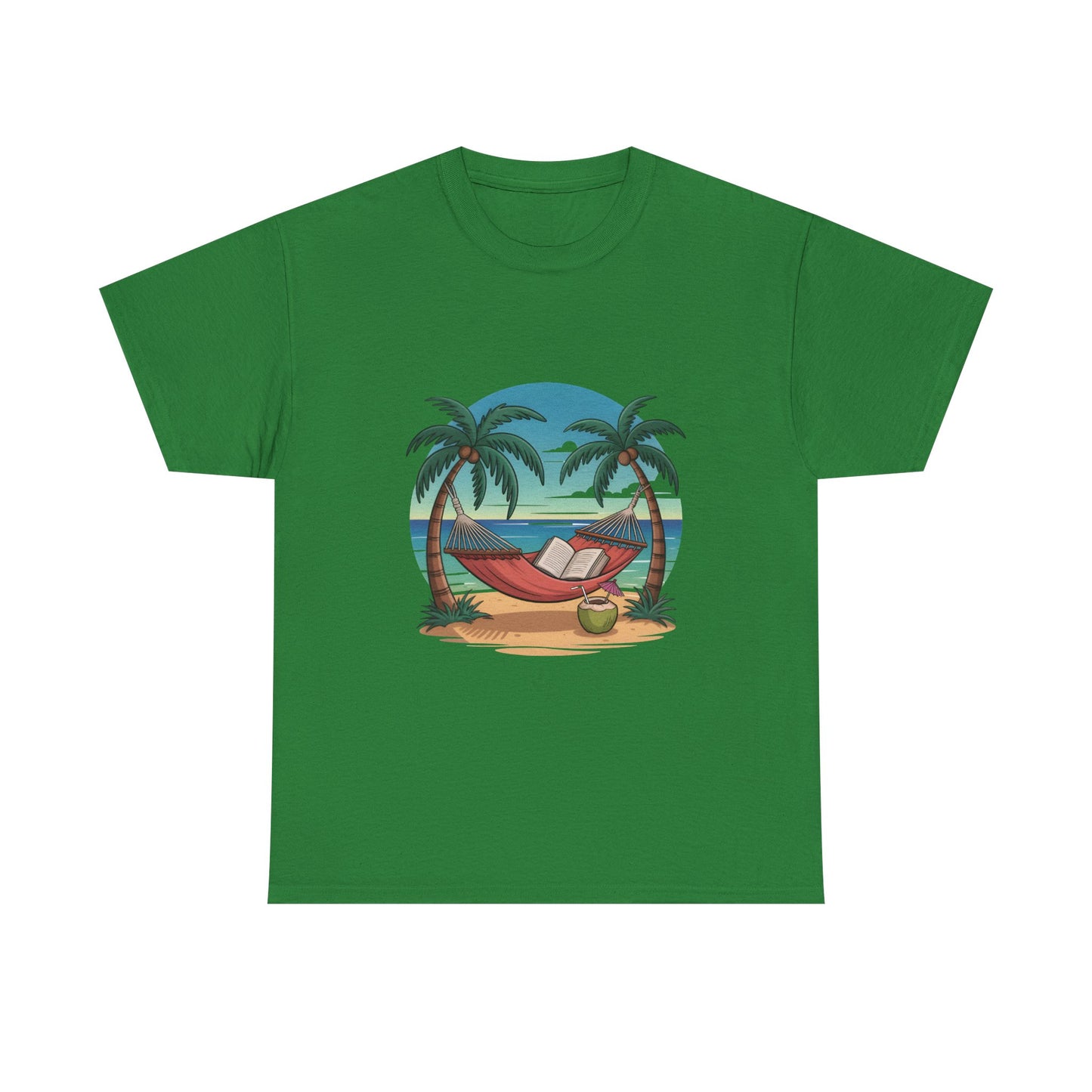 🌴 Tropical Hammock Unisex T-Shirt – Relaxed Fit Beach Tee for Travel, Summer & Everyday Vibes 🌞