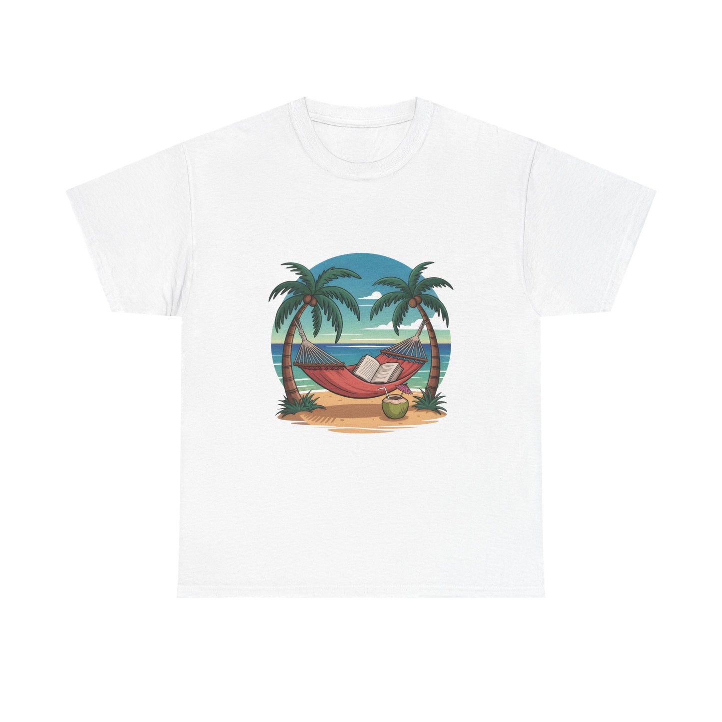 🌴 Tropical Hammock Unisex T-Shirt – Relaxed Fit Beach Tee for Travel, Summer & Everyday Vibes 🌞