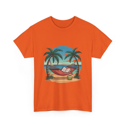 🌴 Tropical Hammock Unisex T-Shirt – Relaxed Fit Beach Tee for Travel, Summer & Everyday Vibes 🌞