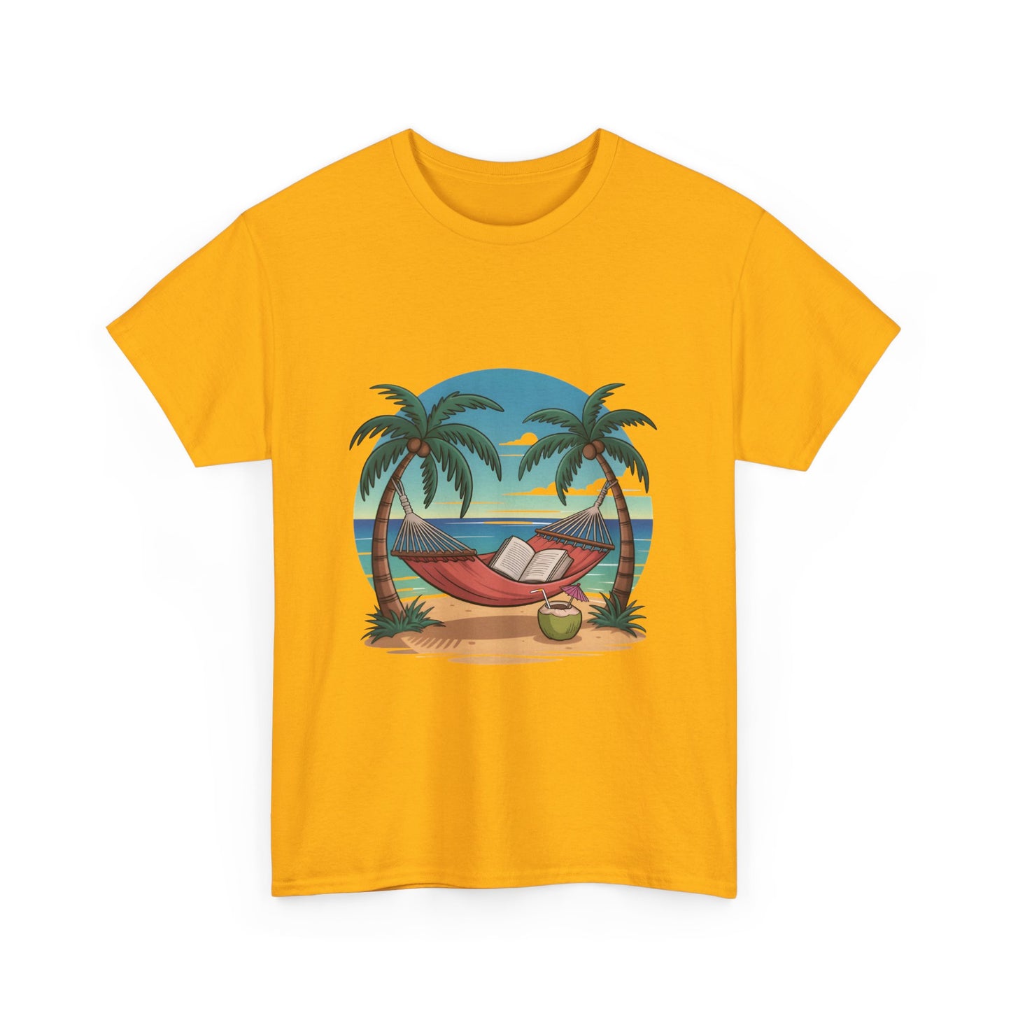 🌴 Tropical Hammock Unisex T-Shirt – Relaxed Fit Beach Tee for Travel, Summer & Everyday Vibes 🌞