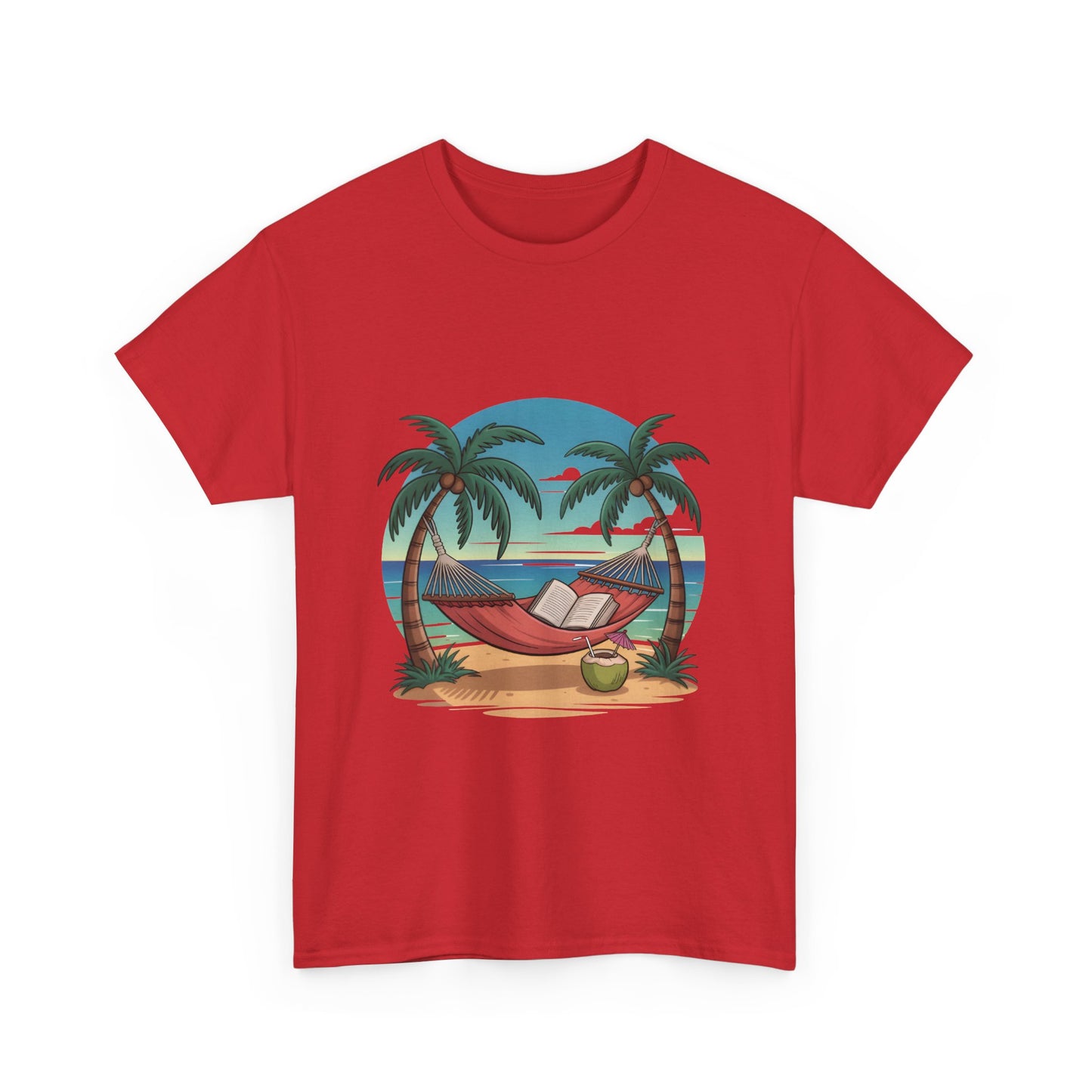 🌴 Tropical Hammock Unisex T-Shirt – Relaxed Fit Beach Tee for Travel, Summer & Everyday Vibes 🌞
