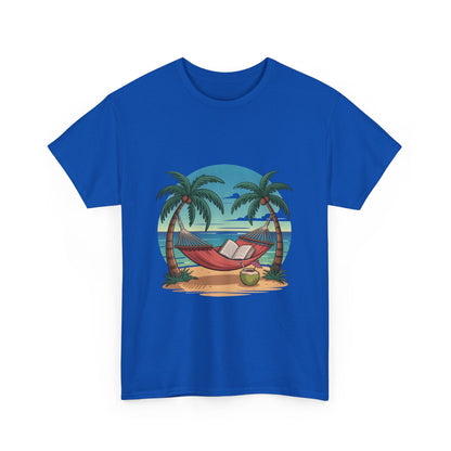 🌴 Tropical Hammock Unisex T-Shirt – Relaxed Fit Beach Tee for Travel, Summer & Everyday Vibes 🌞