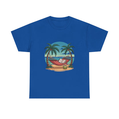 🌴 Tropical Hammock Unisex T-Shirt – Relaxed Fit Beach Tee for Travel, Summer & Everyday Vibes 🌞