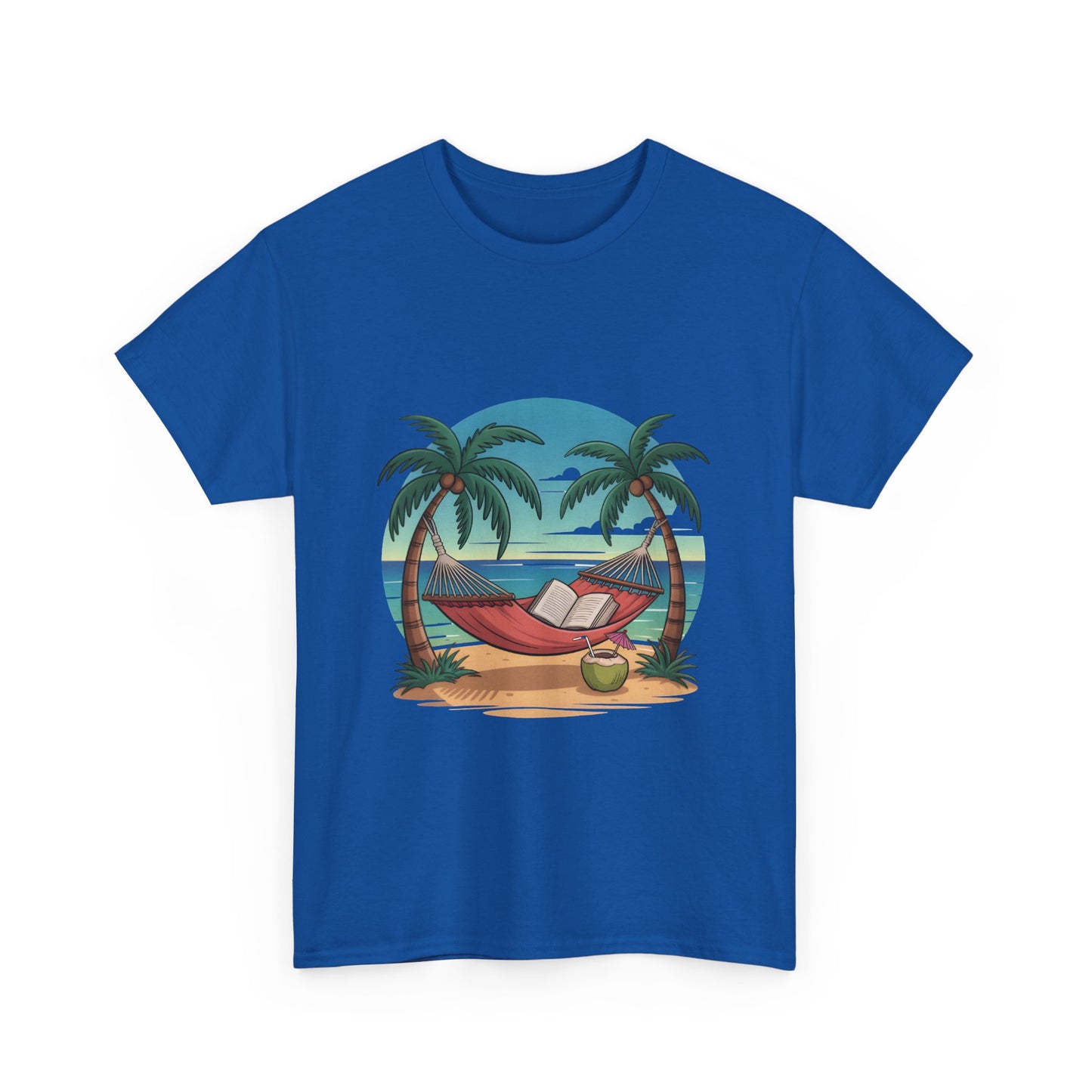 🌴 Tropical Hammock Unisex T-Shirt – Relaxed Fit Beach Tee for Travel, Summer & Everyday Vibes 🌞