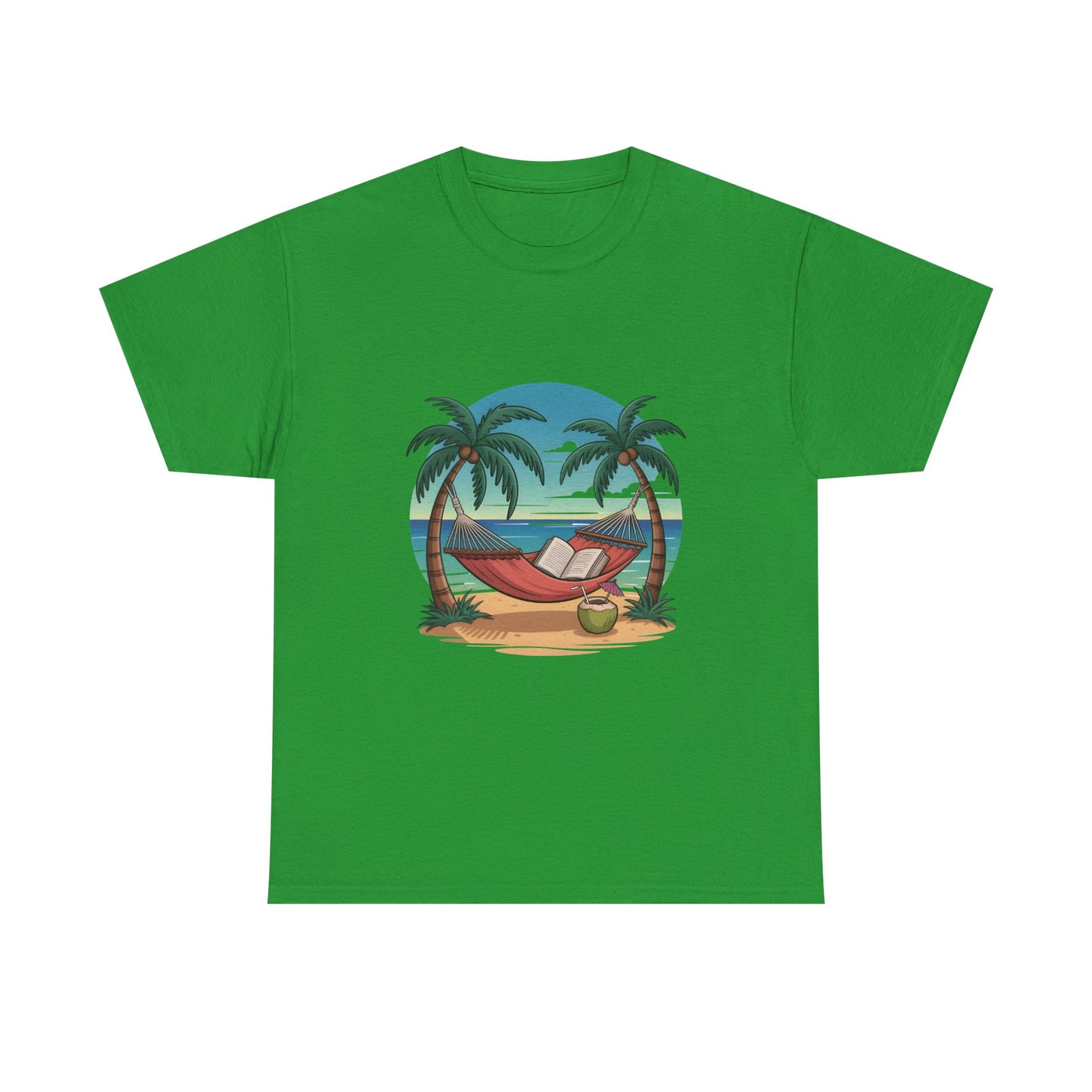 🌴 Tropical Hammock Unisex T-Shirt – Relaxed Fit Beach Tee for Travel, Summer & Everyday Vibes 🌞
