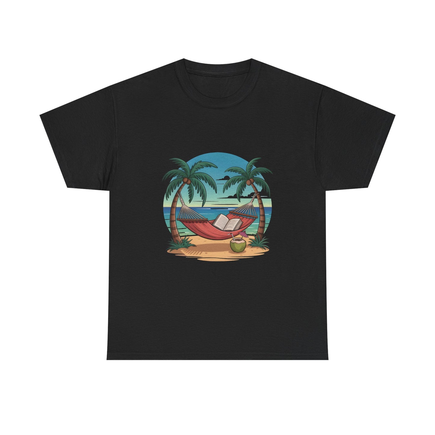 🌴 Tropical Hammock Unisex T-Shirt – Relaxed Fit Beach Tee for Travel, Summer & Everyday Vibes 🌞