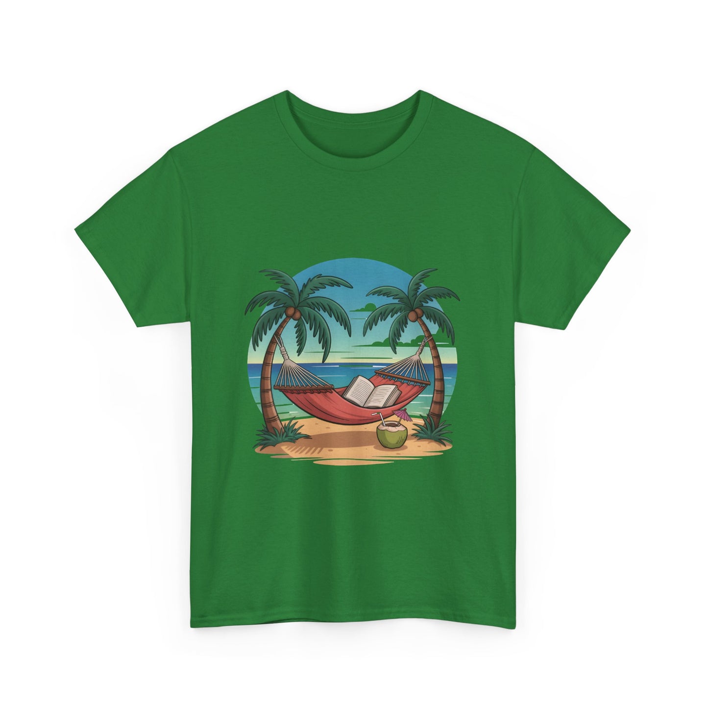 🌴 Tropical Hammock Unisex T-Shirt – Relaxed Fit Beach Tee for Travel, Summer & Everyday Vibes 🌞