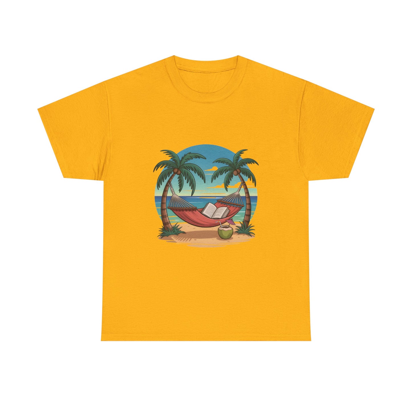 🌴 Tropical Hammock Unisex T-Shirt – Relaxed Fit Beach Tee for Travel, Summer & Everyday Vibes 🌞