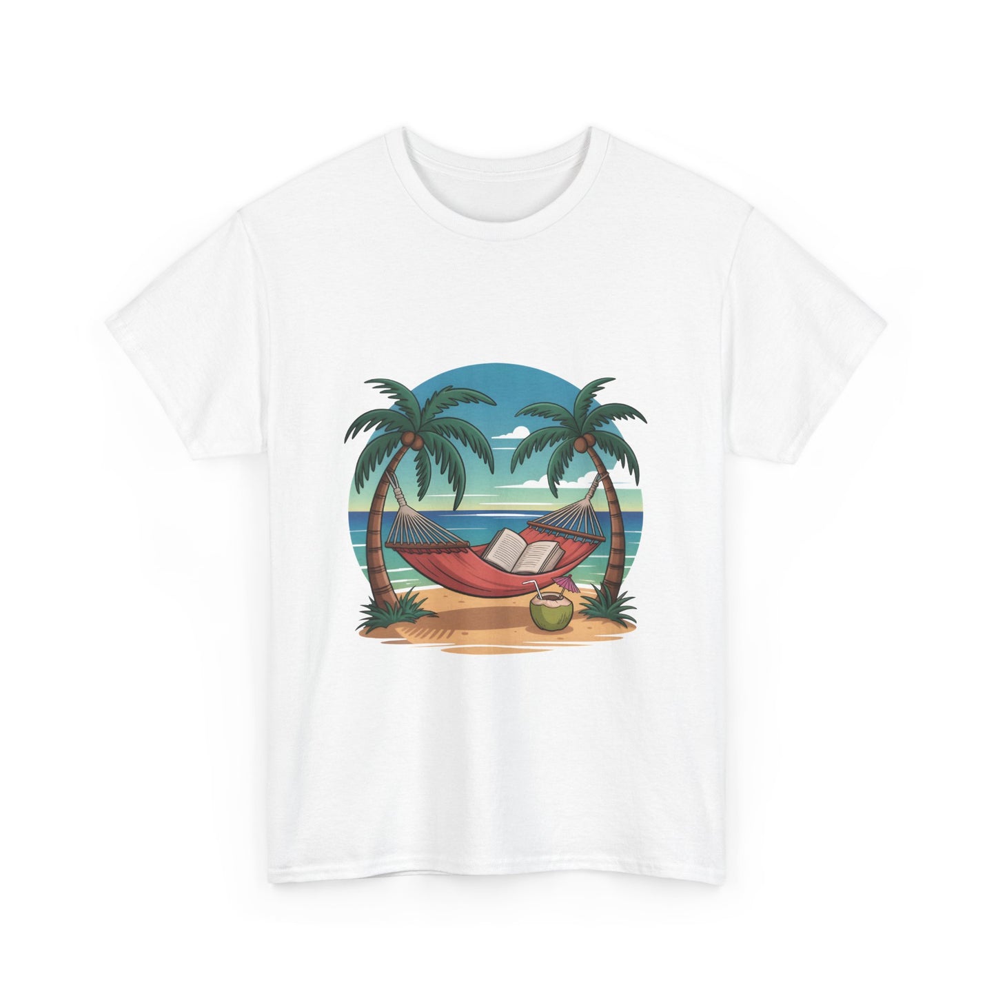 🌴 Tropical Hammock Unisex T-Shirt – Relaxed Fit Beach Tee for Travel, Summer & Everyday Vibes 🌞