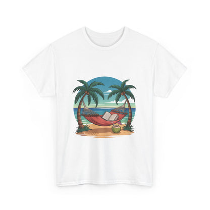 🌴 Tropical Hammock Unisex T-Shirt – Relaxed Fit Beach Tee for Travel, Summer & Everyday Vibes 🌞