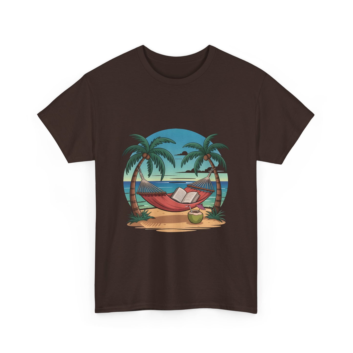 🌴 Tropical Hammock Unisex T-Shirt – Relaxed Fit Beach Tee for Travel, Summer & Everyday Vibes 🌞