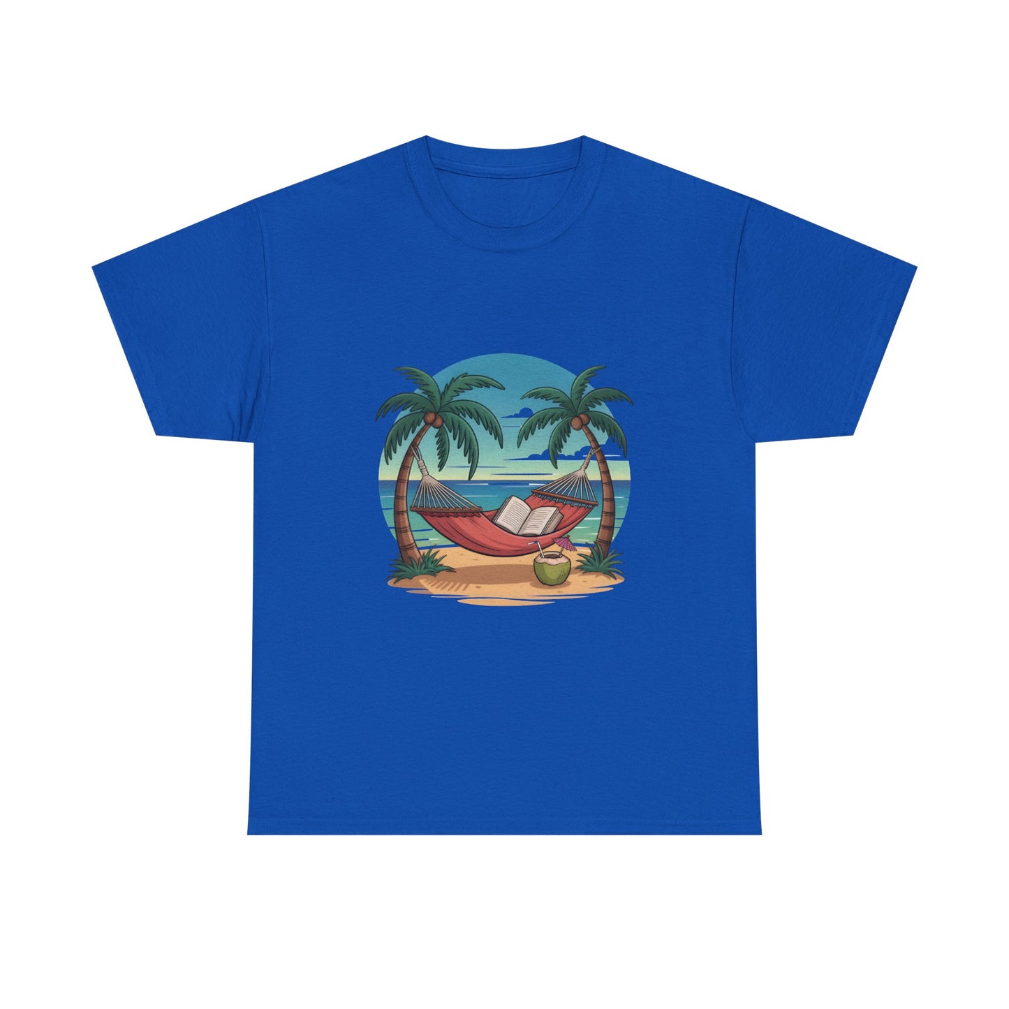 🌴 Tropical Hammock Unisex T-Shirt – Relaxed Fit Beach Tee for Travel, Summer & Everyday Vibes 🌞