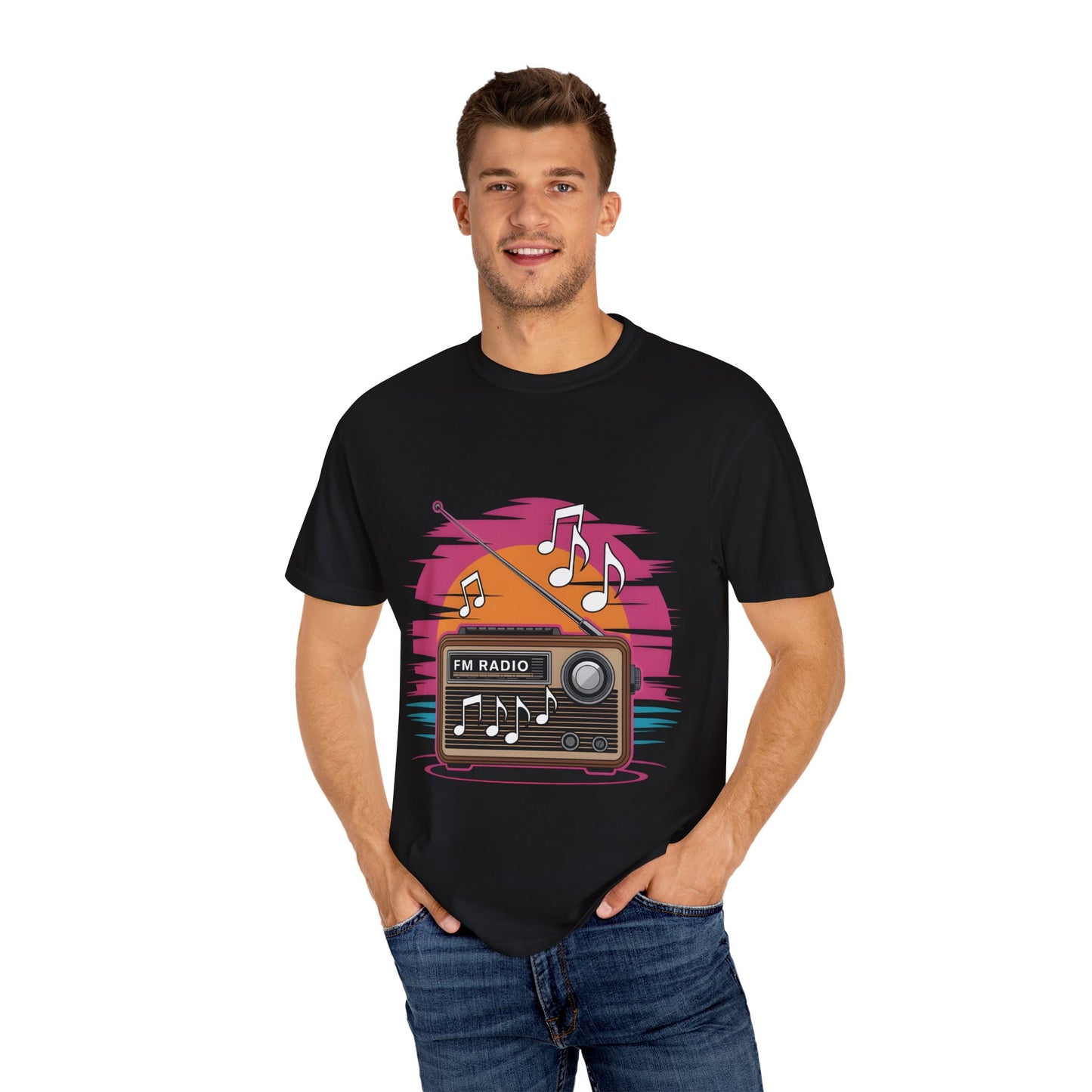 🎶 Retro Radio Vibes T-Shirt – Vintage-Inspired Music Tee for Summer Style & Good Times